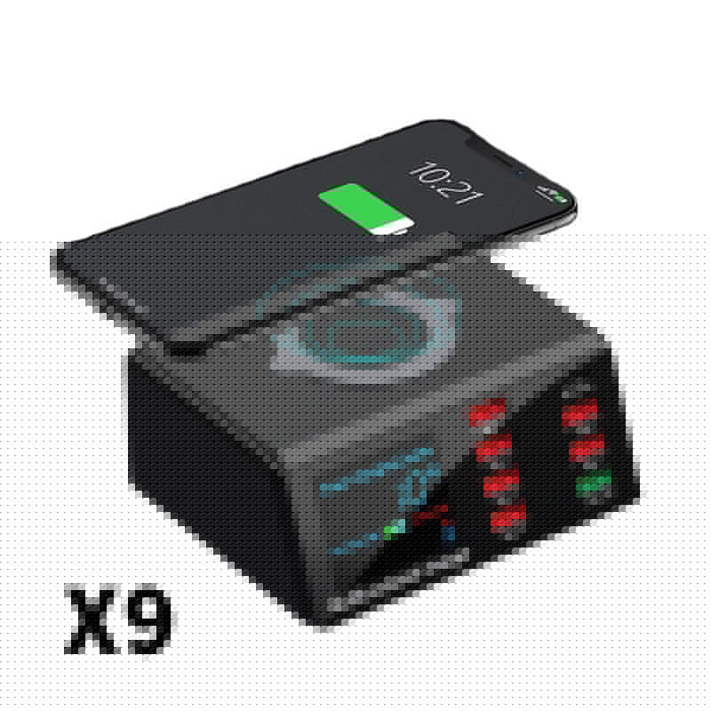 Multi-Function Wireless Charger - Fast USB Charging